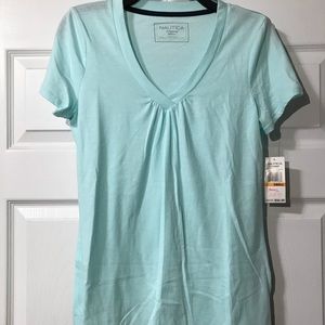 Light Blue Nautica Sleep Top